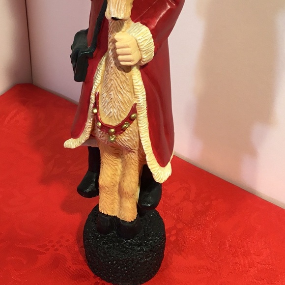 Old World Style Santa Christmas Candle Holder - Picture 5 of 15